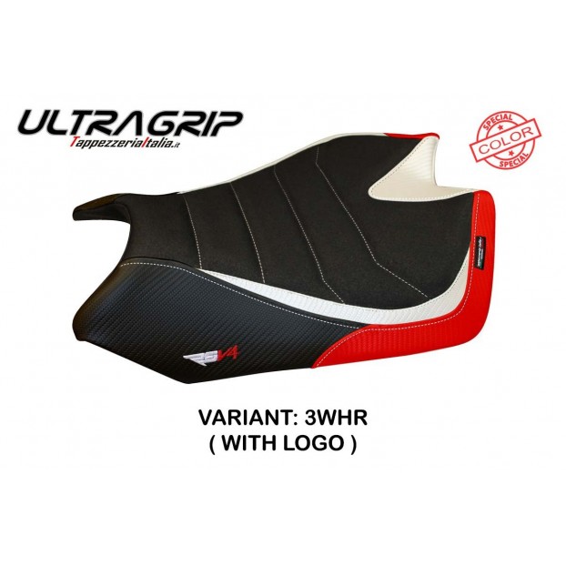 Capa de assento compatível com Aprilia RSV4 (09-20) Barrie modelo especial cor ultragrip