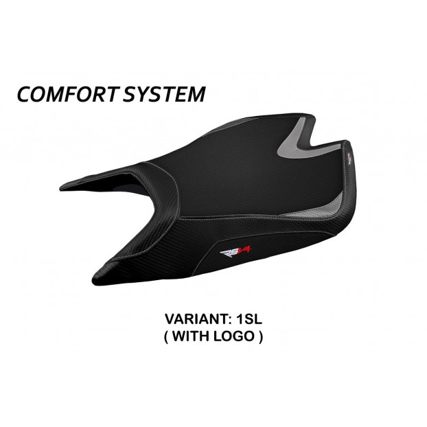 Aprilia RSV4 (21-22) compatible seat cover model Leon comfort system