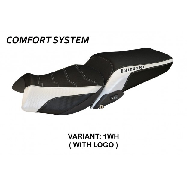 Capa de assento compatível com BMW R 1250 RT (19-22) modelo Alghero 1 sistema de conforto
