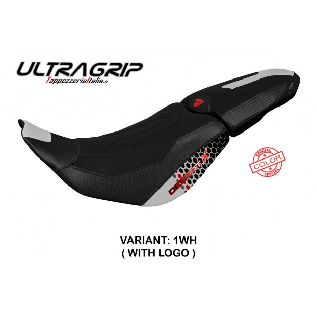 Housse de selle compatible avec Ducati Desert-X (2022) Modèle ultragrip couleur spéciale Thar