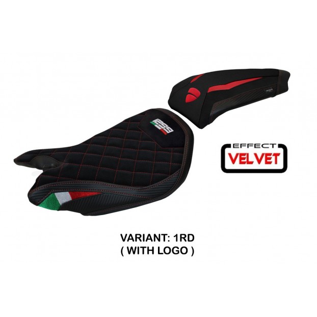 Seat cover compatible Ducati Panigale 1299 (15-18) model Girona velvet