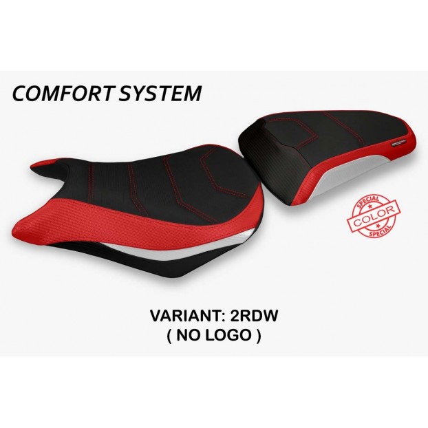 Housse de siège compatible avec Honda CBR 500 R (12-16) modèle Auzat couleur spéciale système de confort