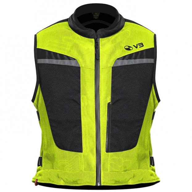 MOTOAIRBAG: GILET AIRBAG MAB v3.0 - L/XL - FLUO - WITH FAST LOCK