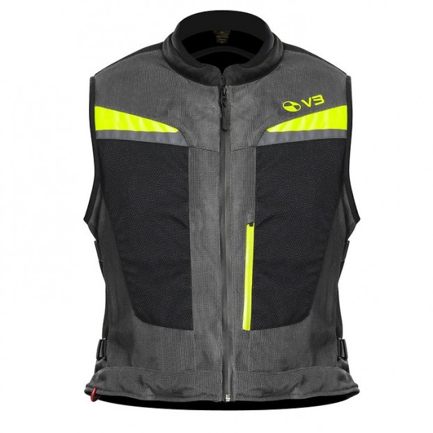 MOTOAIRBAG: AIRBAG VEST MAB v3.0 - S/M - GREY - WITH FAST LOCK