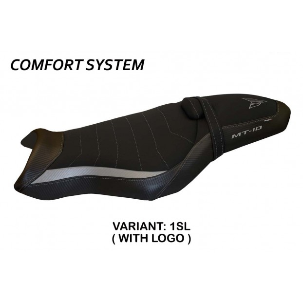 Capa de assento compatível com Yamaha MT-10 (17-22) modelo Arsenal 1 sistema de conforto