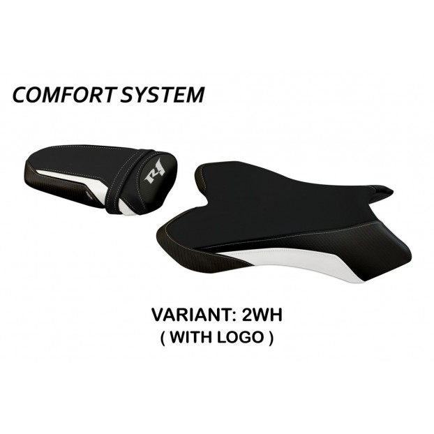 Housse de selle compatible avec Yamaha R1 (04-06) modèle Biel comfort system