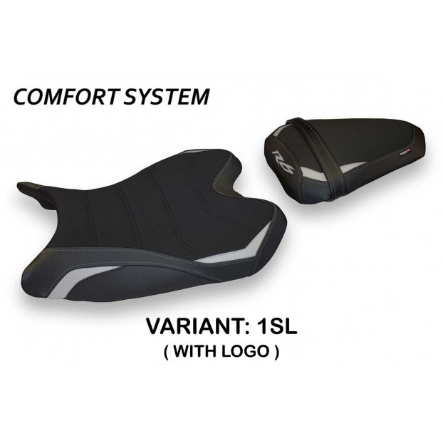 Housse de selle compatible avec Yamaha R6 (08-16) modèle Passavia 1 système confort