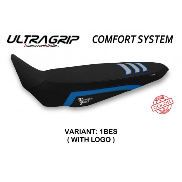 Housse de selle compatible avec le modèle Yamaha Tenere 700 (19-22) Système de confort Liddel ultragrip