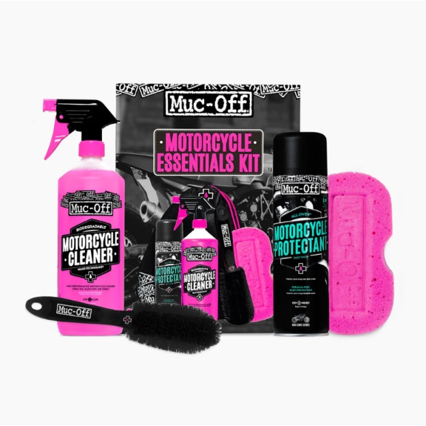 MUC-OFF- ESSENTIAL KIT FOR MOTORCYCLE CARE