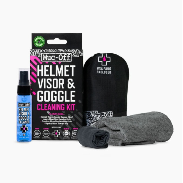 MUC-OFF- CLEANING KIT FOR HELMET, GOGGLES AND VISOR