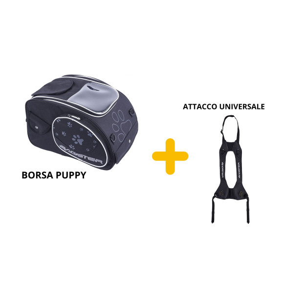 BAGSTER- PUPPY 30L BAG KIT WITH UNIVERSAL ATTACHMENT