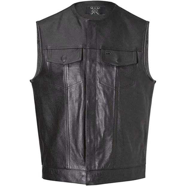JOHN DOE- Leather Vest / Black