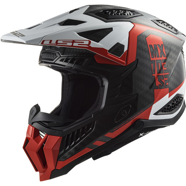LS2- MX703 C X-FORCE VICTORY CROSSHELM ROT-WEISS