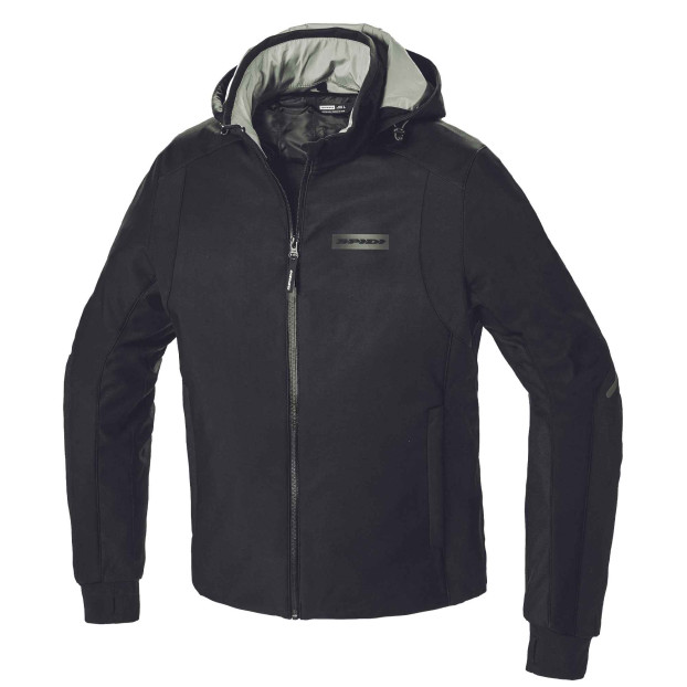 SPIDI- GIACCA HOODIE ARMOR H2OUT NERO