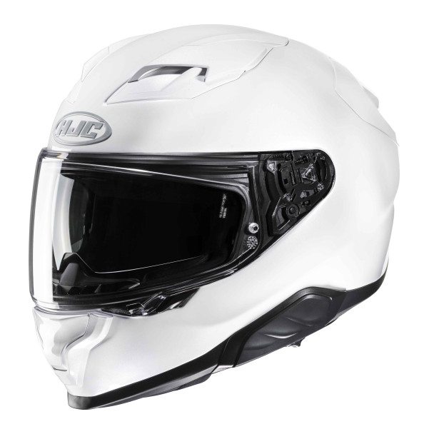 HJC- CASQUE INTÉGRAL F71 SOLID PEARL WHITE