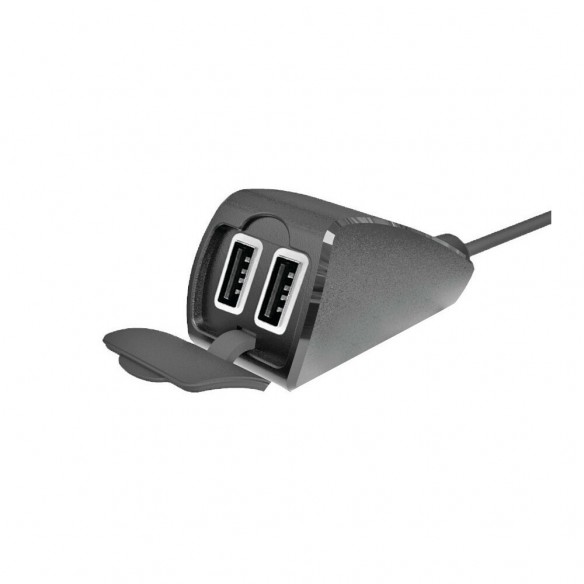 DOPPEL-USB-BUCHSE TRECK LENKER 5400MA 12/24V WASSERDICHT