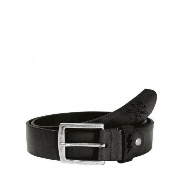 JOHN DOE- Leather Belt Cross Tool Black