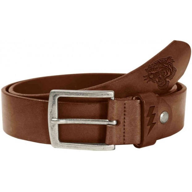 JOHN DOE- Tiger Brown Leather Belt
