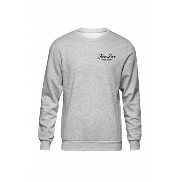 JOHN DOE- Sweater JD Lettering Grey