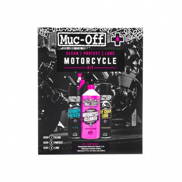 MUC-OFF- MOTORCYCLE CLEAN, PROTECT AND LUBRICATE KIT